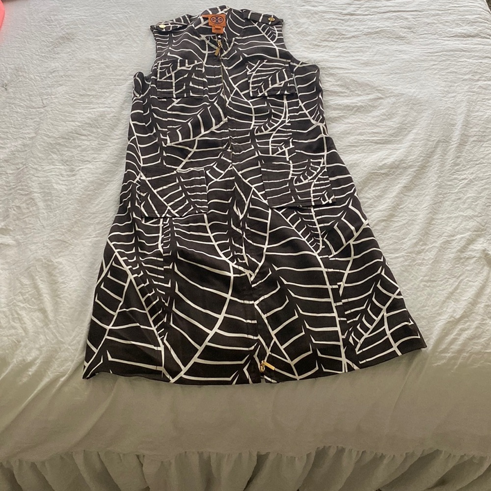 Tory Burch Sz 4 Zip Up Dress